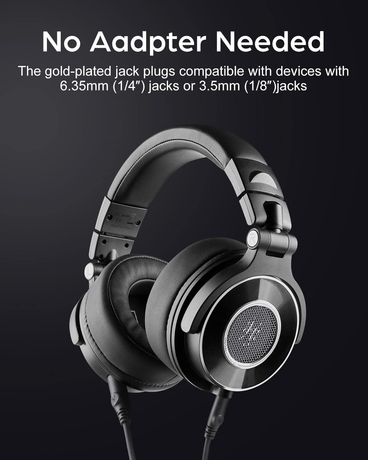 OneOdio Professional Studio DJ Headphones Wired Over-Ear Noise Cancelling NEW - Image 6