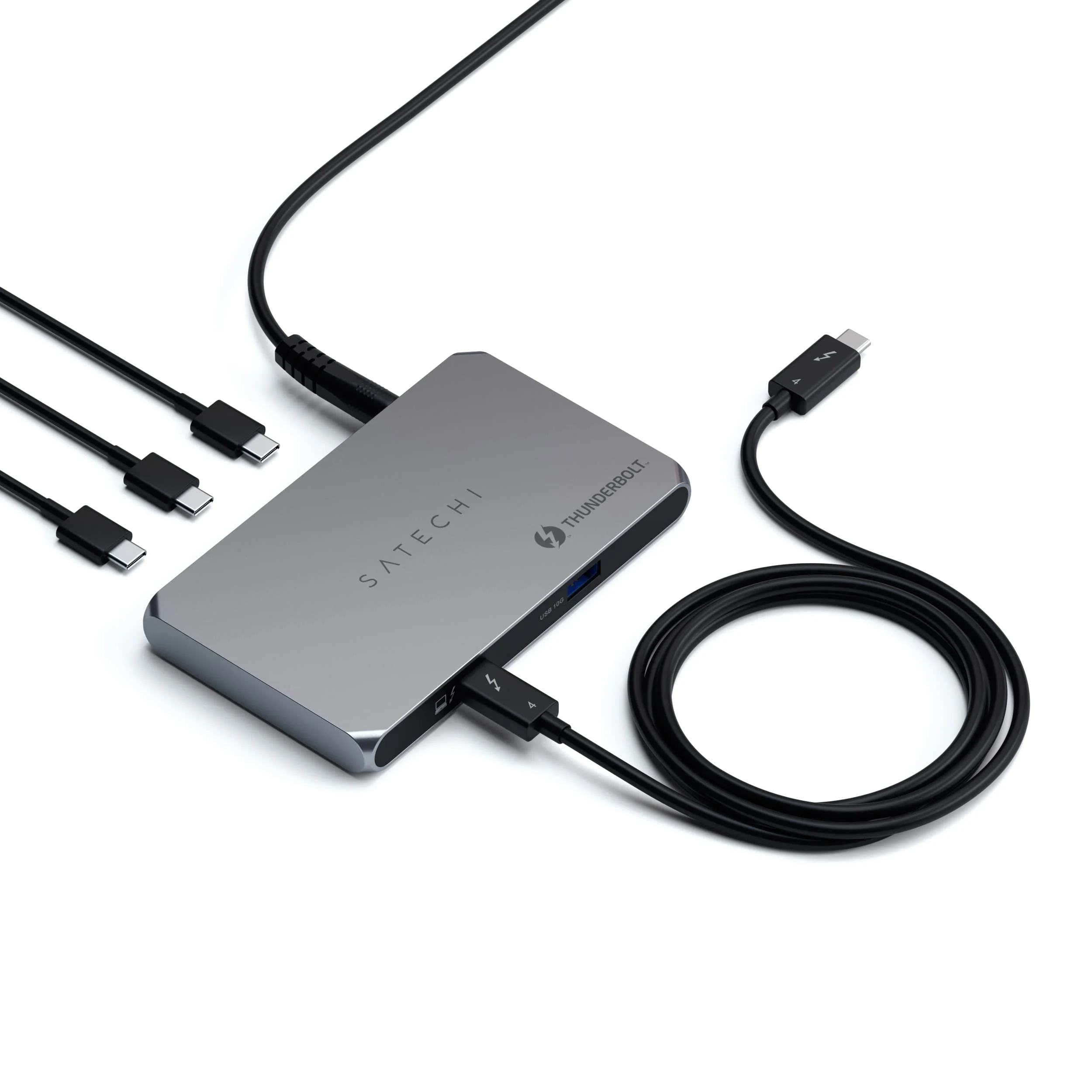 Satechi 5-in-1 USB Hubs Thunderbolt 4 Slim Hub Docking Station 8K Dual 4K NEW