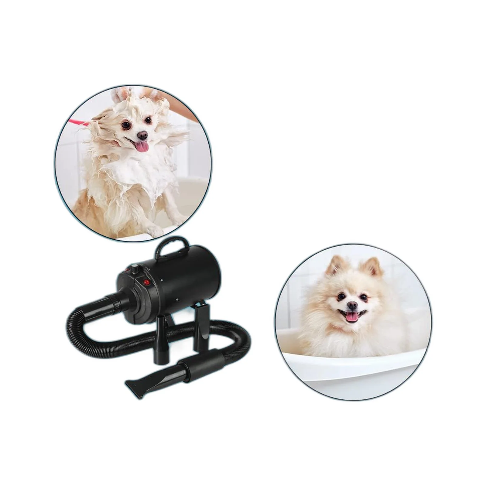 PAWZ Professional Brushes Pet Hair Dryer Grooming Blower Vacuum Cleaner NEW - Image 2