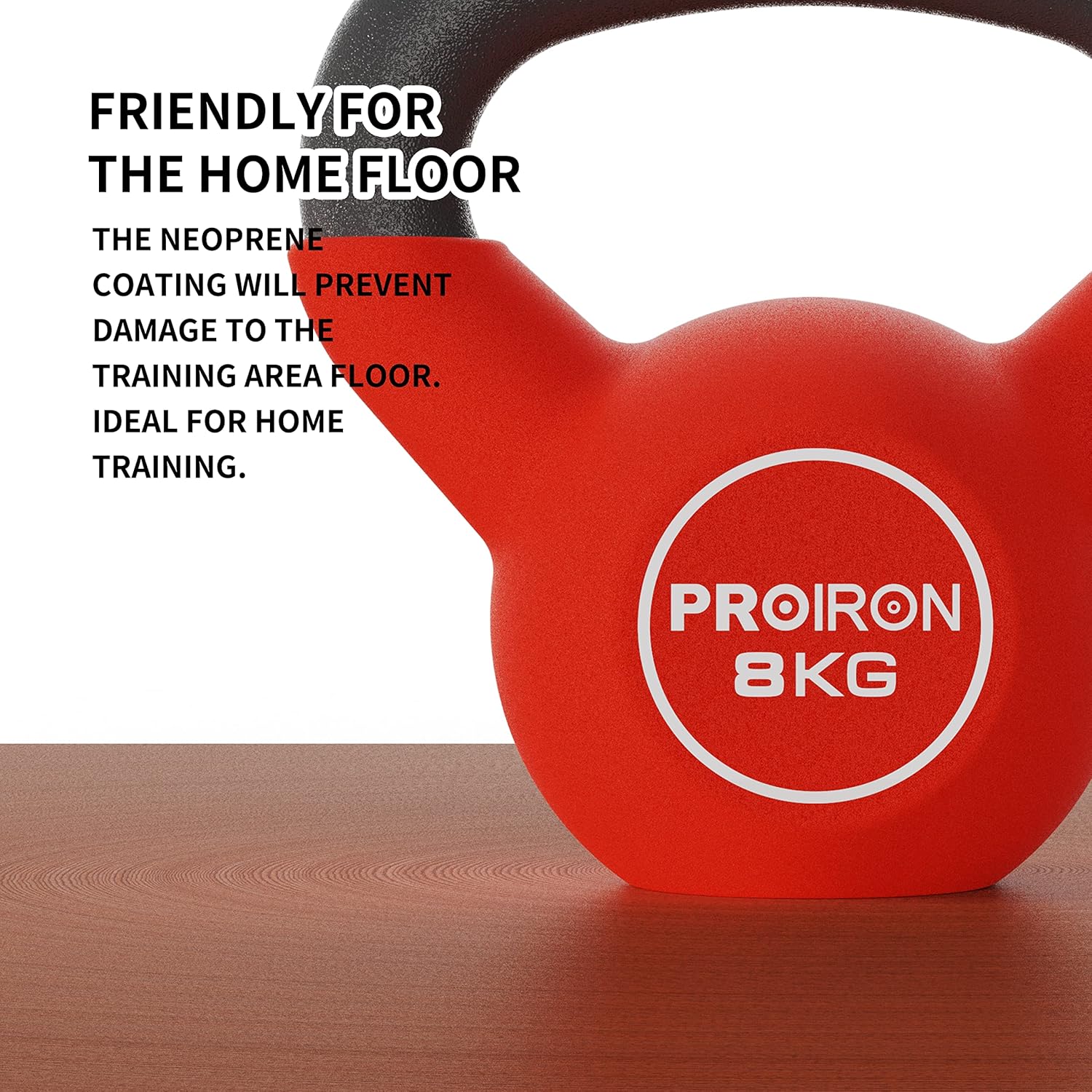 PROIRON Solid Kettlebells Cast Iron Kettlebell Weights Strength Training NEW - Image 6