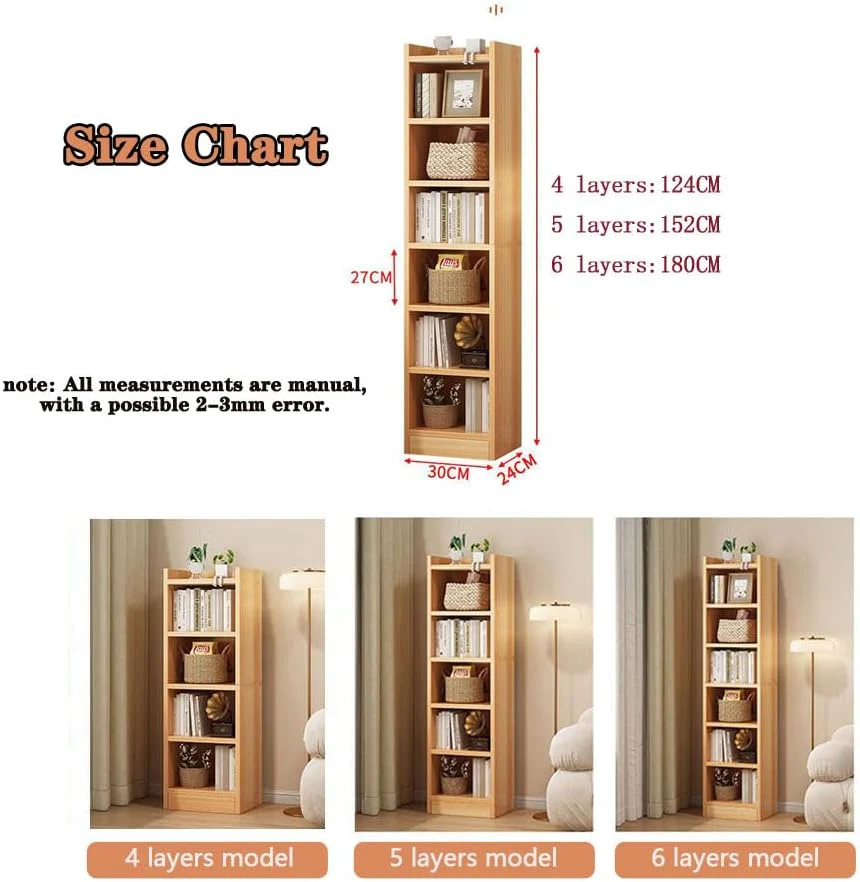 Kaifusen 4 Bookcases Layer Bookcase Corner Shelving Unit Open NEW - Image 3