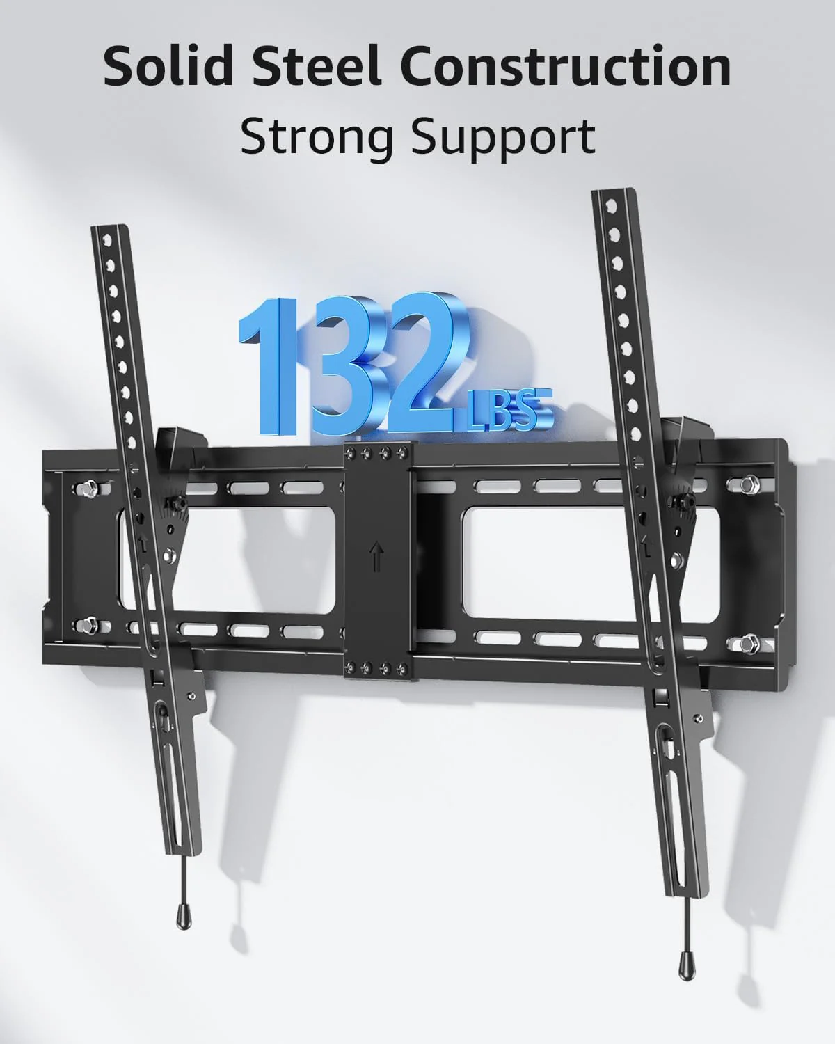 MOUNTUP TV Wall Mount Bracket Tilting for 37-82 Inch Flat Screen TVs Black NEW - Image 4
