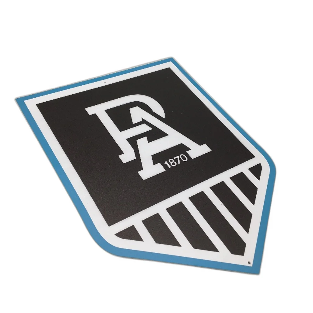 Premium Metal Port Adelaide Football Club Supporters Decal Wall Sign NEW