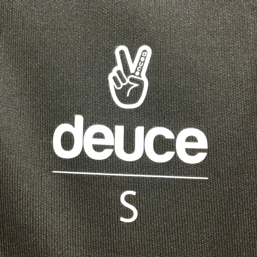 Deuce Premium Sportswear Black Singlet Peace Sign Design Mens Size Small NEW - Image 2