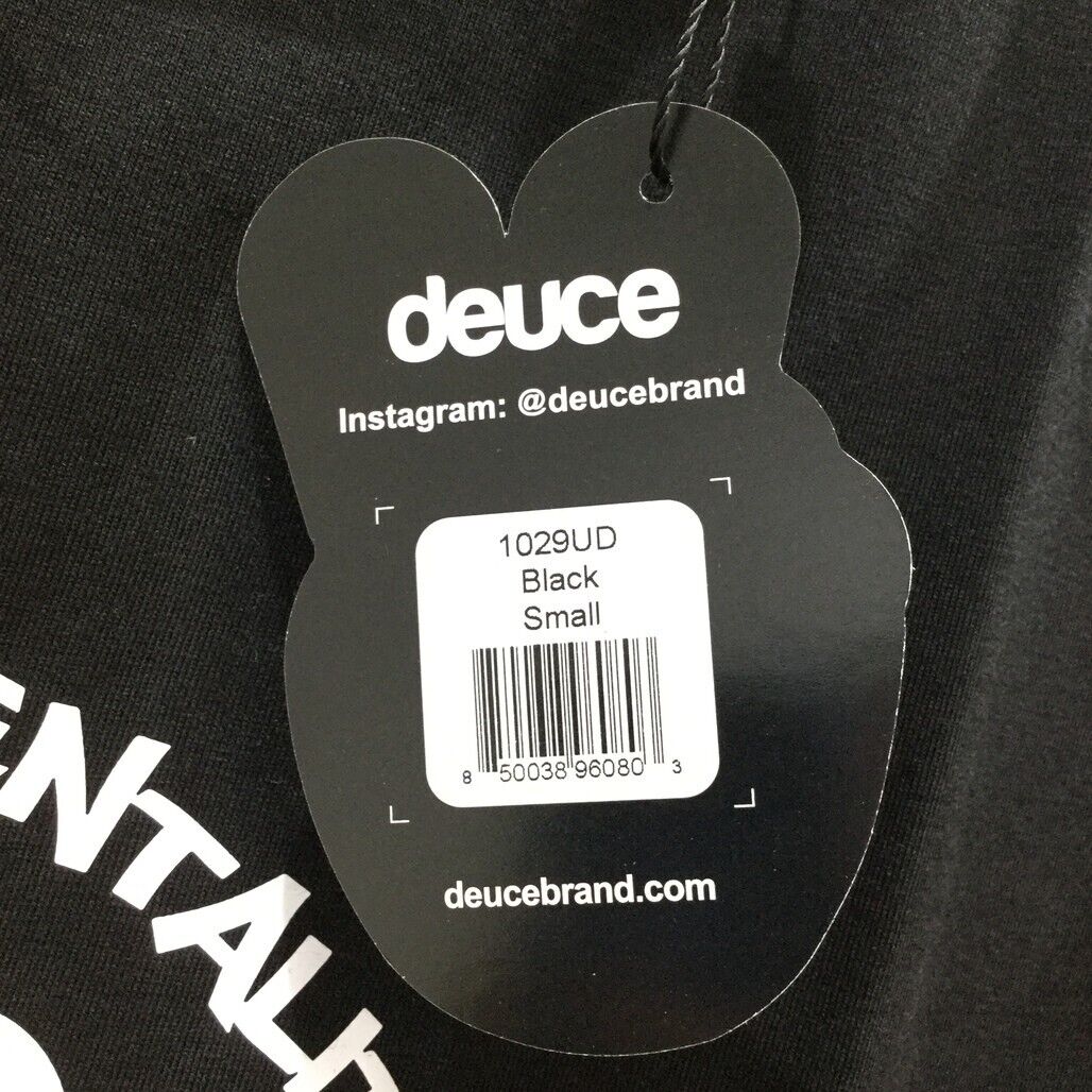 Deuce Premium Sportswear Black T-Shirt 'Underdog Mentality' Mens Size Small NEW - Image 5