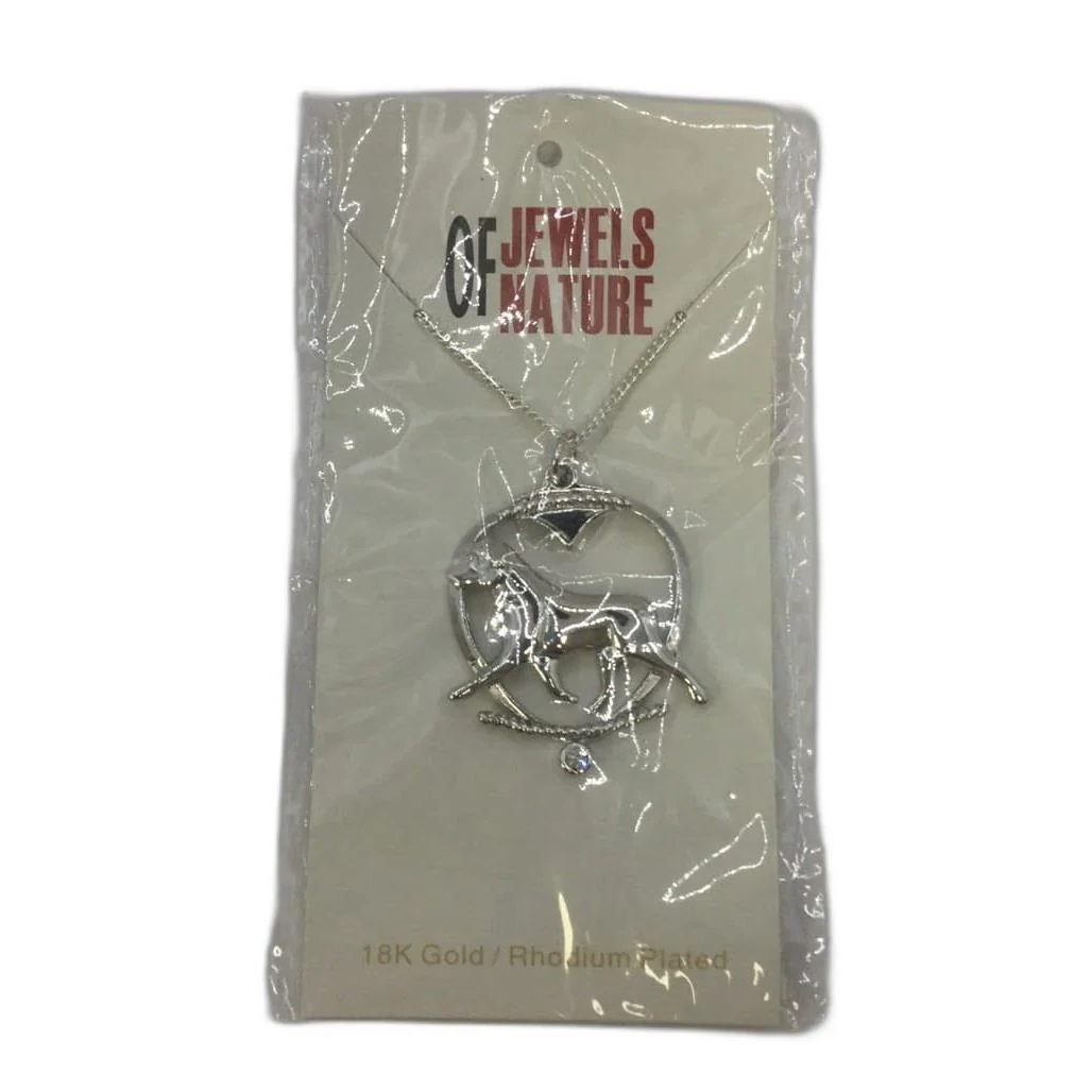 Deva Aust. Jewels Of Nature 18K Rhodium Silver Plate Rottweiler Cz Pendant NEW - Image 6