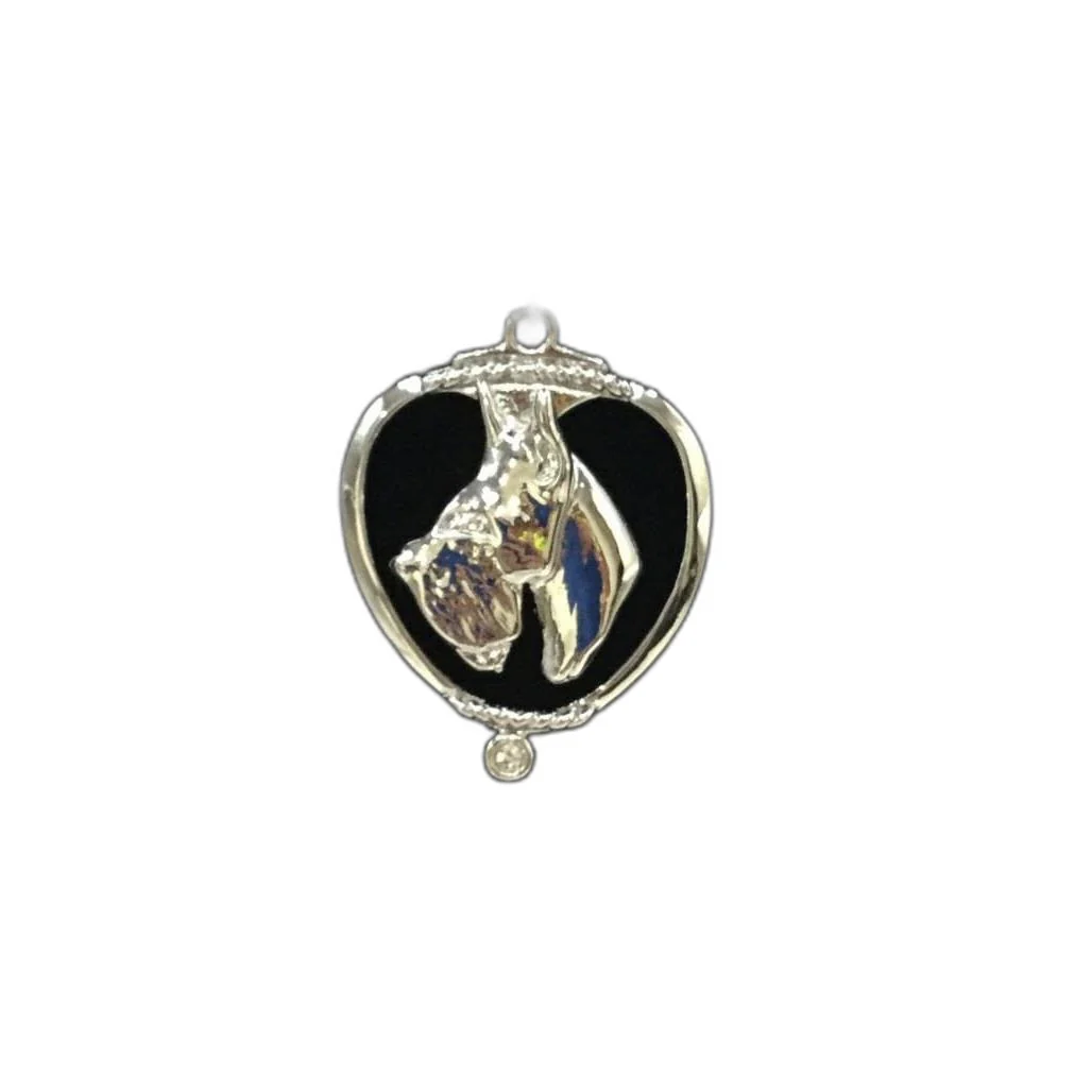 Deva Aust. Jewels Of Nature 18K Rhodium Silver Plate Schnauzer Cz Pendant NEW - Image 3