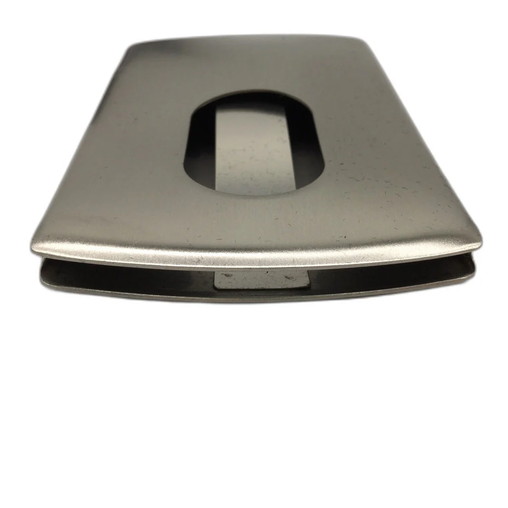 Deva Australia Cc-One Touch Metal Engravable Silver Business Card Holder NEW - Image 4