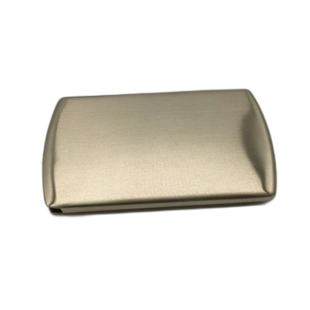Deva Australia Cc-One Touch Metal Engravable Silver Business Card Holder NEW - Image 5
