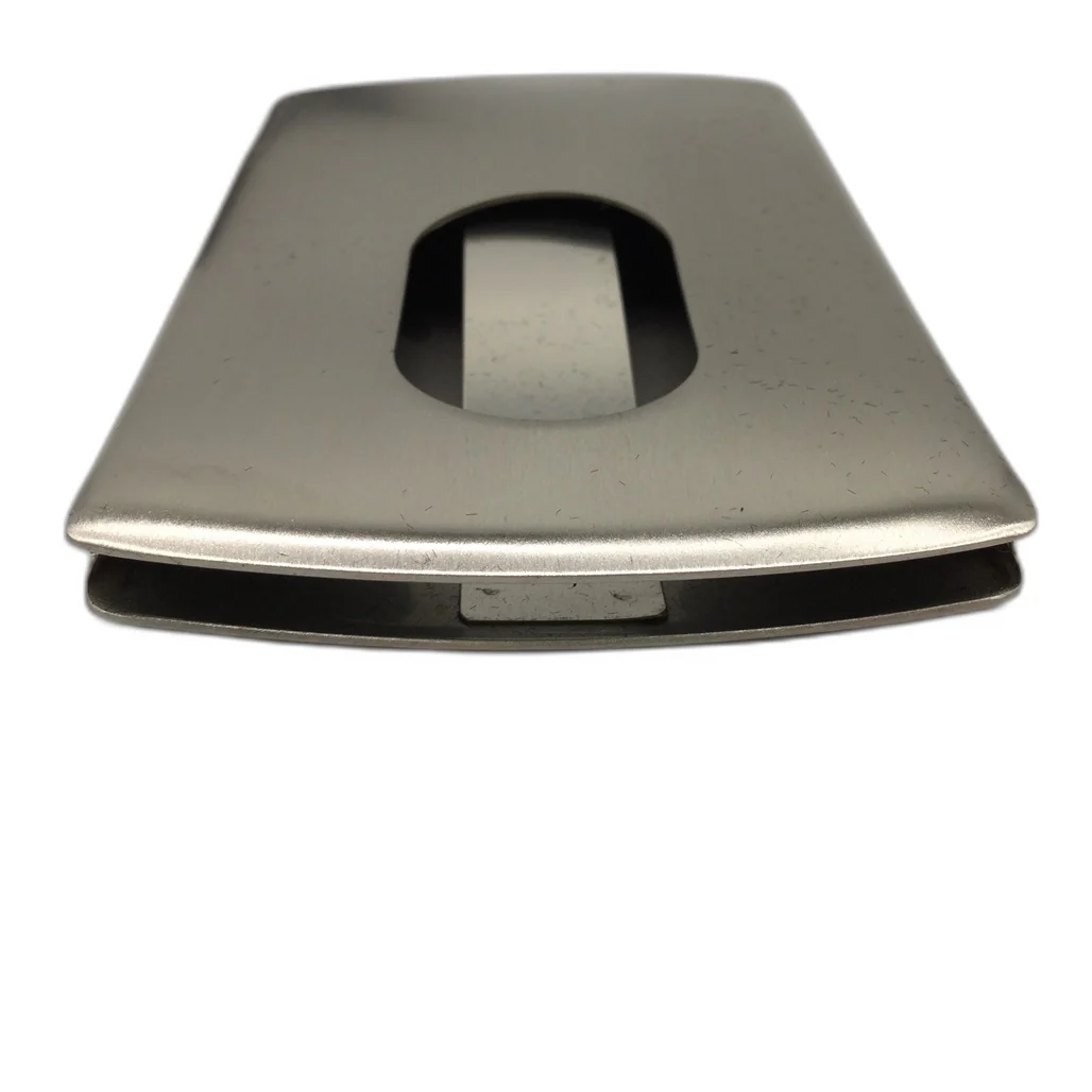 Deva Australia Cc-One Touch Metal Engravable Silver Business Card Holder NEW - Image 8