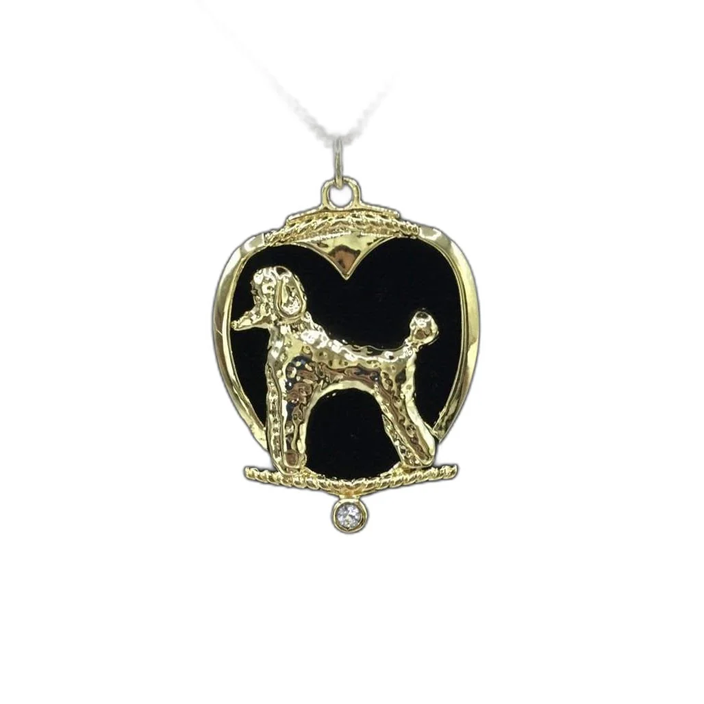 Deva Australia Jewels Of Nature 18K Gold Plated Poodle Cz Pendant NEW - Image 5