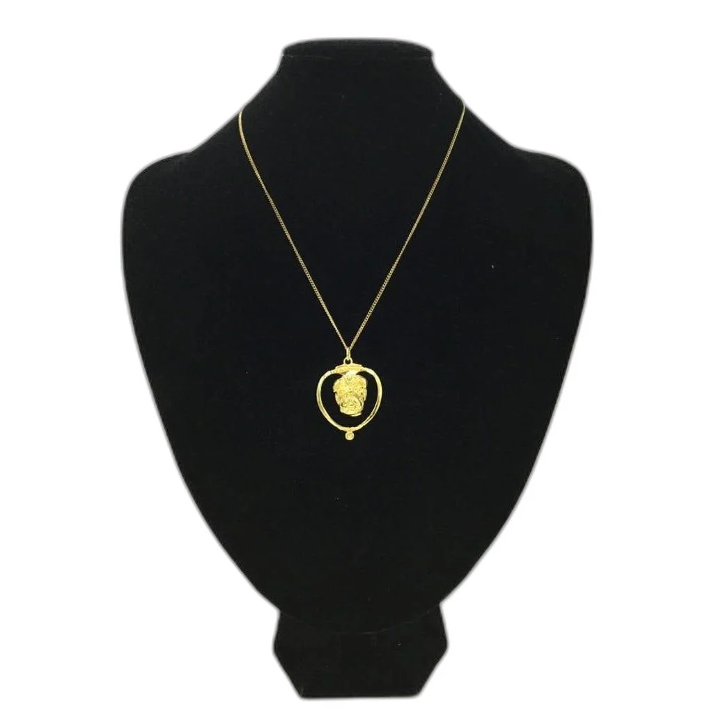 Deva Australia Jewels Of Nature 18K Gold Plated Pug Cz Pendant NEW - Image 3