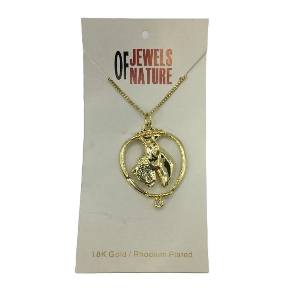Deva Australia Jewels Of Nature 18K Gold Plated Schnauzer Cz Pendant NEW - Image 2