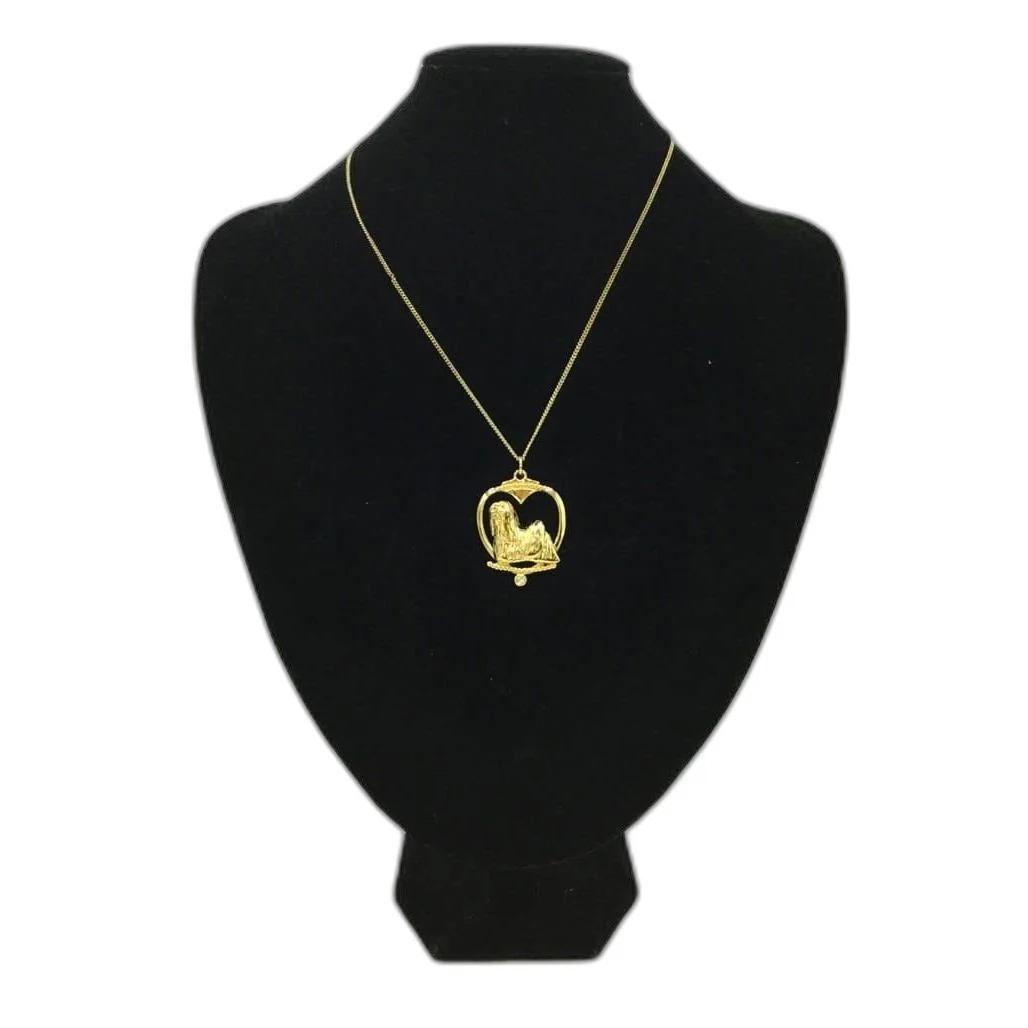 Deva Australia Jewels Of Nature 18K Gold Plated Shih Tzu Cz Pendant NEW - Image 7