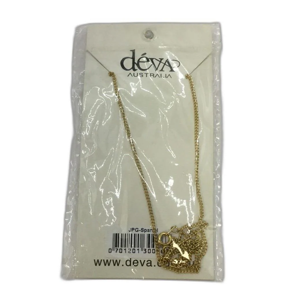 Deva Australia Jewels Of Nature 18K Gold Plated Spaniel Cz Pendant NEW - Image 3