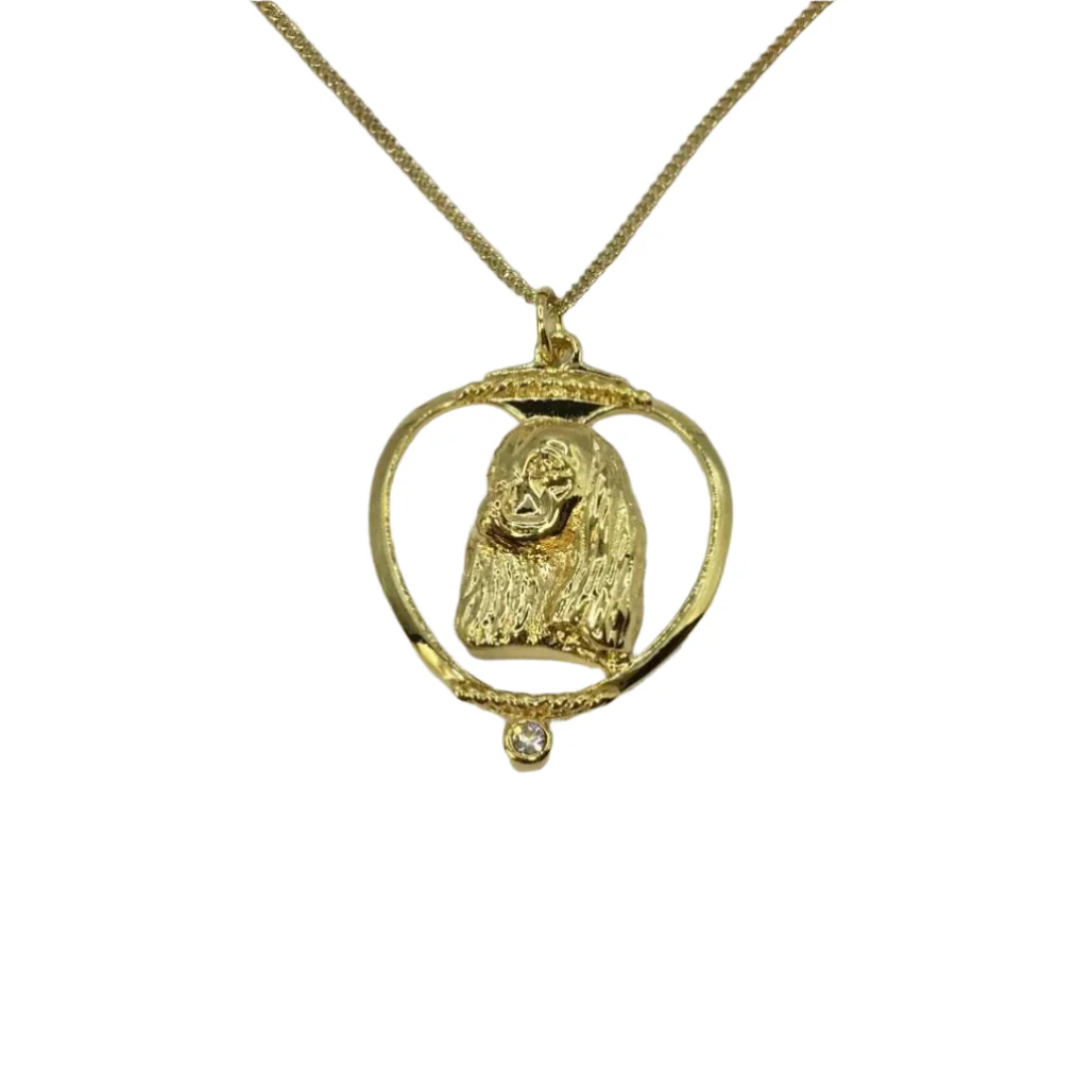 Deva Australia Jewels Of Nature 18K Gold Plated Spaniel Cz Pendant NEW - Image 4