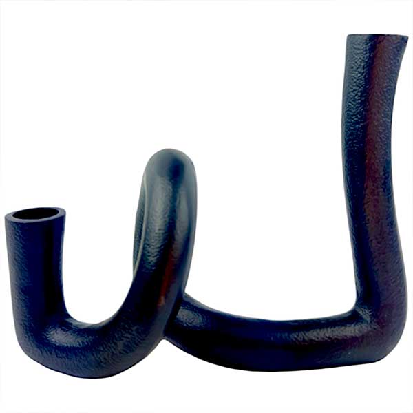 Handmade Black Aluminum Twist Candle Holder Modern Home Décor Versatile And Chic NEW - Image 3