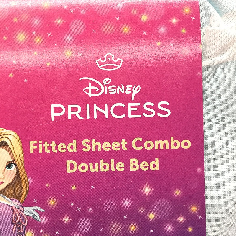 Disney Princess Fitted Sheet Combo Double Bed Inc 2 Pillow Cases NEW - Image 3