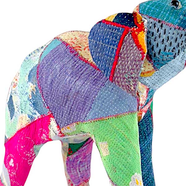Jazz Decor Handmade Vibrant Archie Elephant Sculpture NEW - Image 4