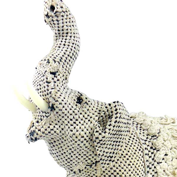 Artisan Crafted Moroccan Elephant Accent Handmade Home Decor for Living Room Bedroom or Kitchen NEW - Image 5
