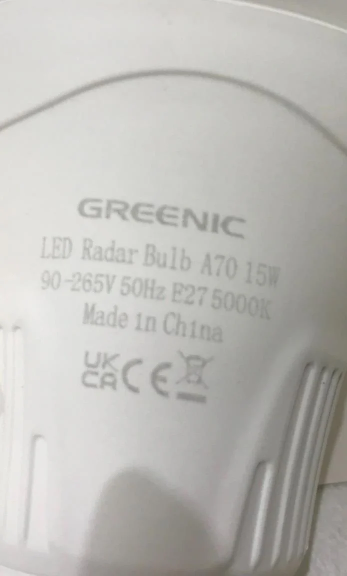 Greenic 2Pcs Led Radar Motion Sensor Bulb E27 15W Mechanical Switch NEW - Image 7