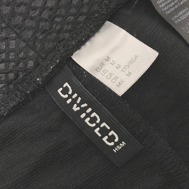 H&M Divided Black Waffle Textured Stretch Legging Pants Ladies Size M - Image 5