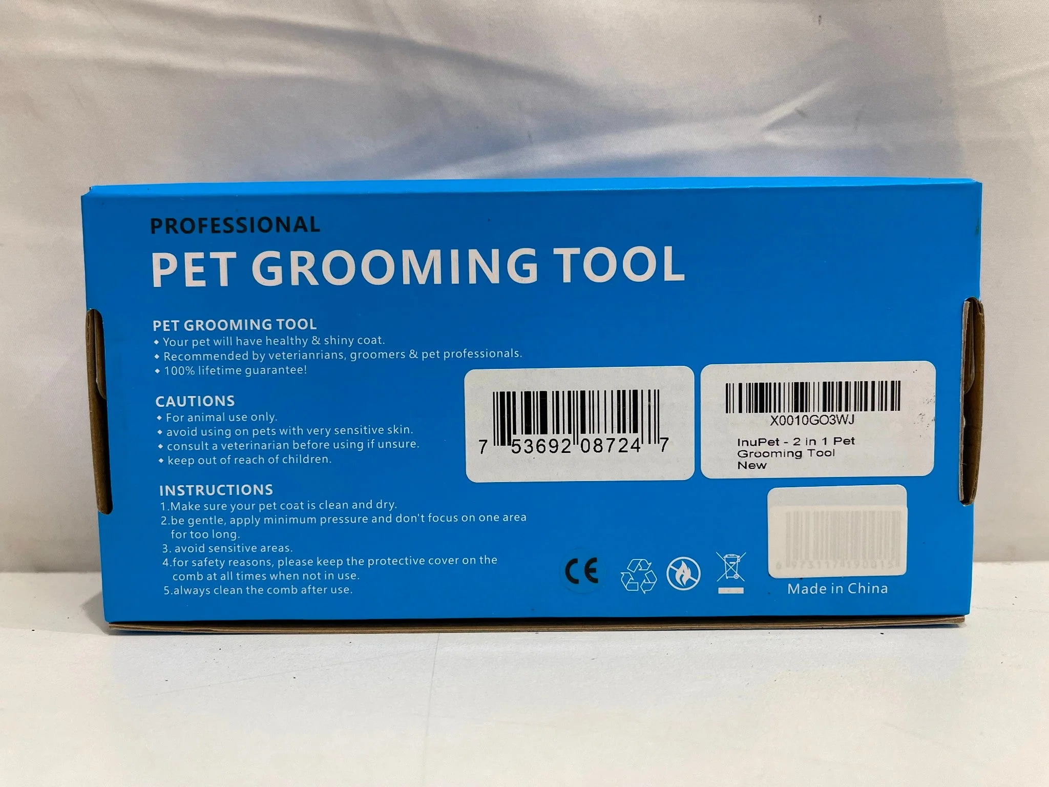 Inupet 2 In 1 Dual Head Ergonomic Professional Pet Grooming Tool NEW - Image 6