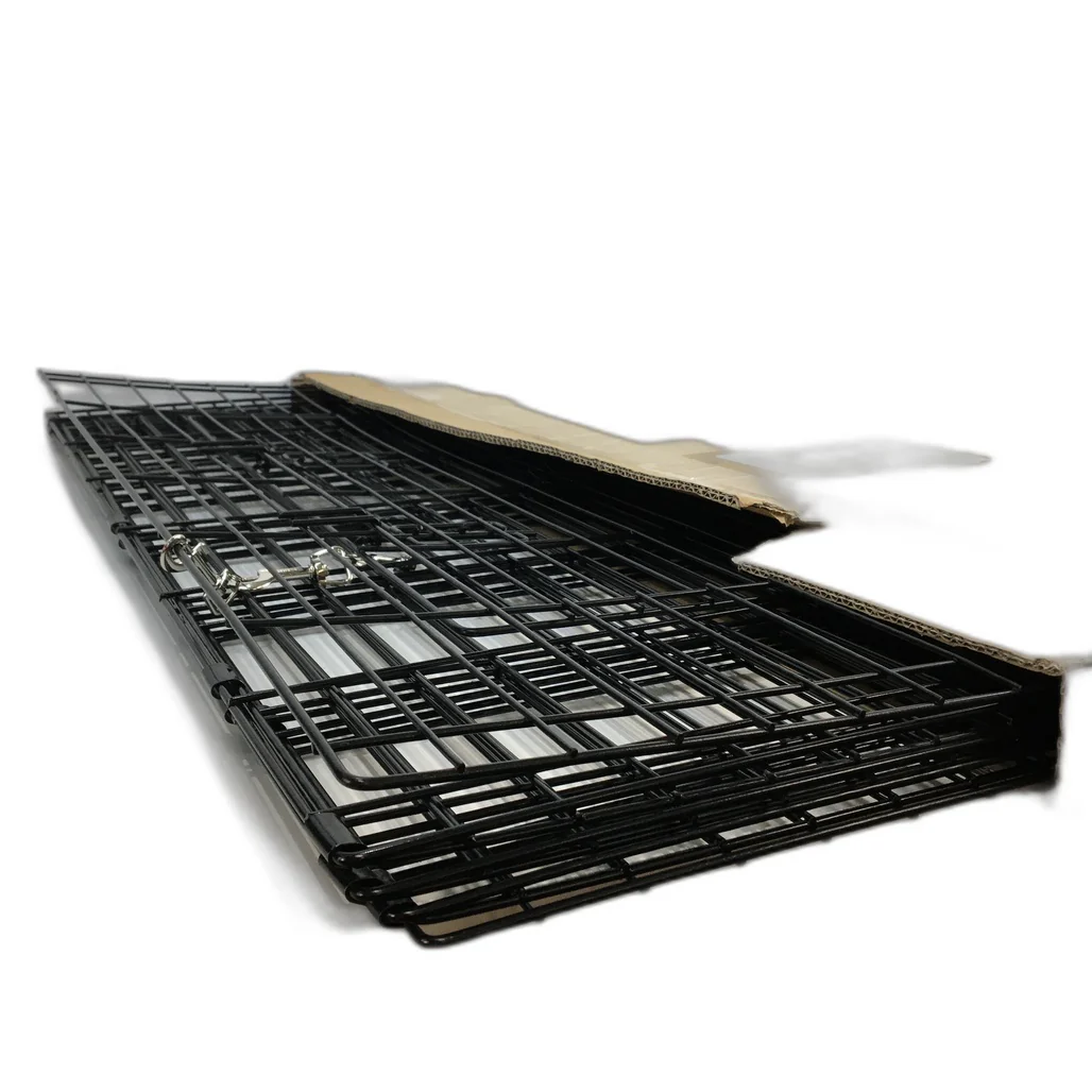 IPet 36" 8 Panel Puppy Dog Play Pen Fence Enclosure Pet Barrier Black NEW - Image 2