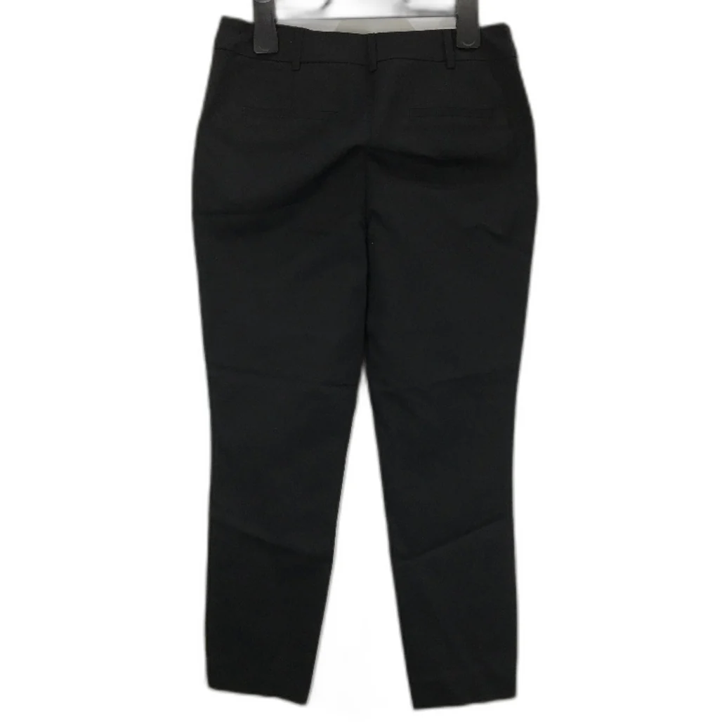 Jacqui E Black Capri 3/4 Basic Minimalist Pants Ladies Size 8 NEW - Image 2