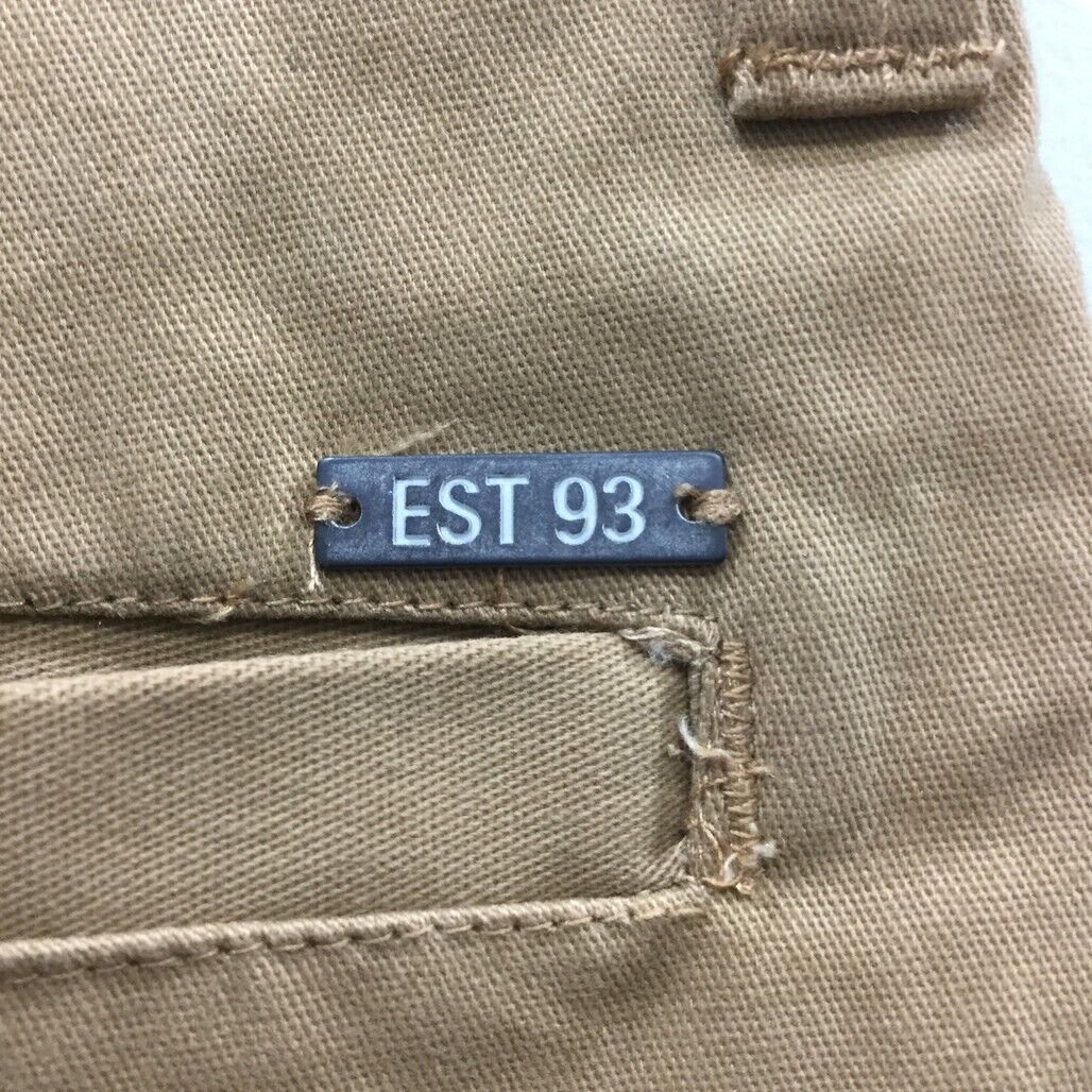 Jay Jays Coffee Brown Button Zip Up Closure Chino Shorts Mens Size 28 NEW - Image 3