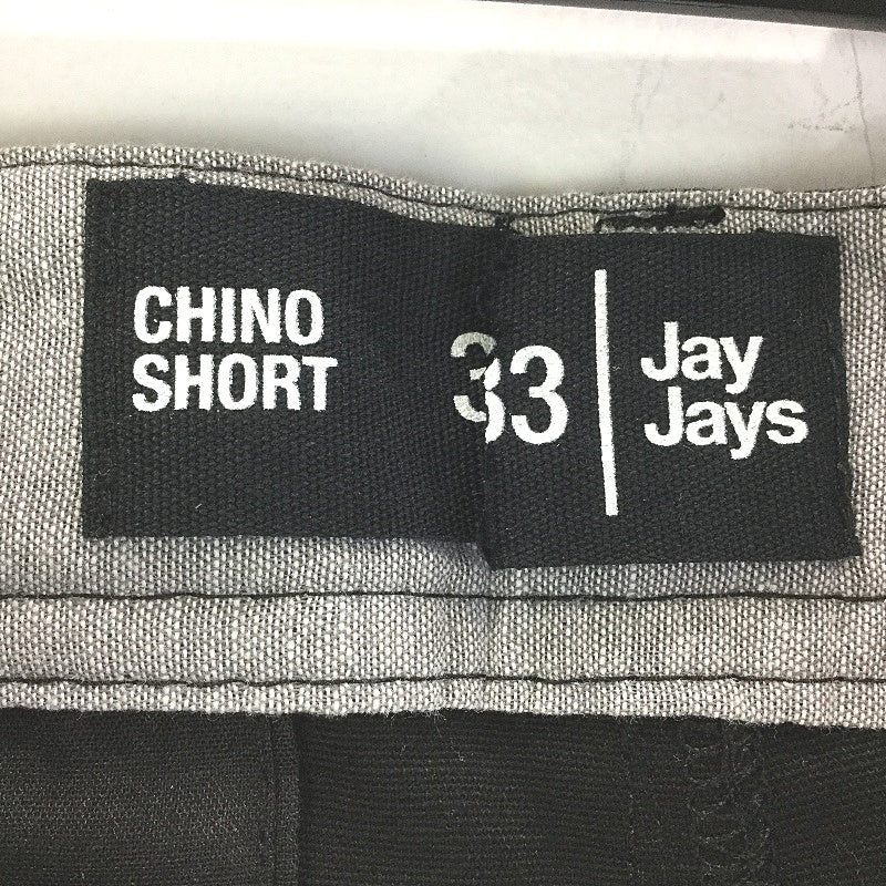 Jay Jays Mens Patterned Black Cotton Blend Short Size 33 NEW - Image 4
