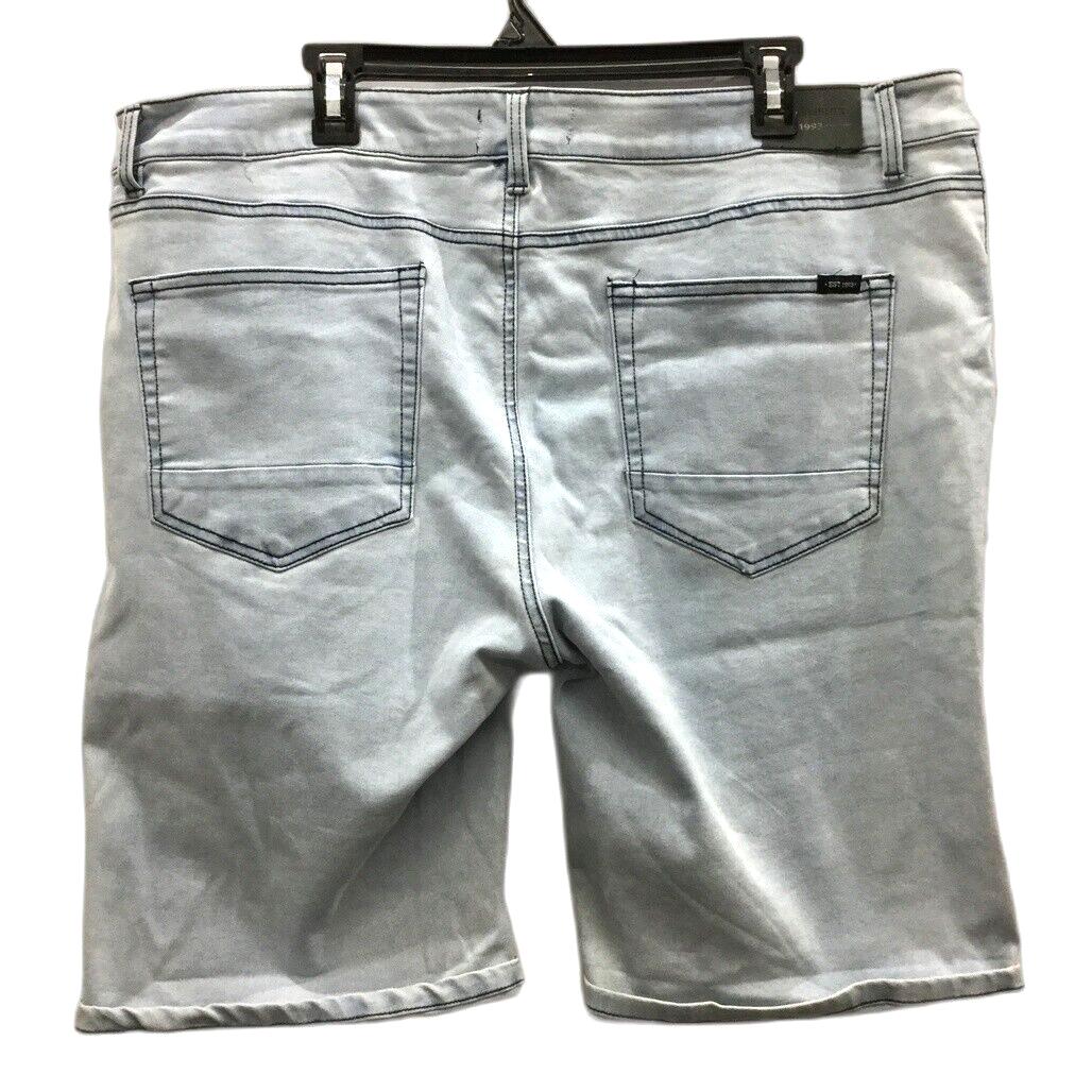 JayJays Blue Slim Button Recycled Polyester Zip-Up Shorts Mens Size 40 NEW - Image 2