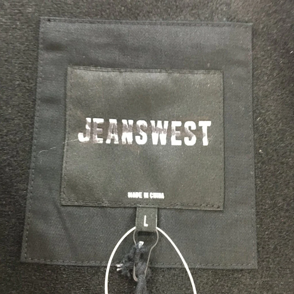 Jeanswest Basic Hooded Black Zip Thru Jacket Mens Size Large NEW - Image 3