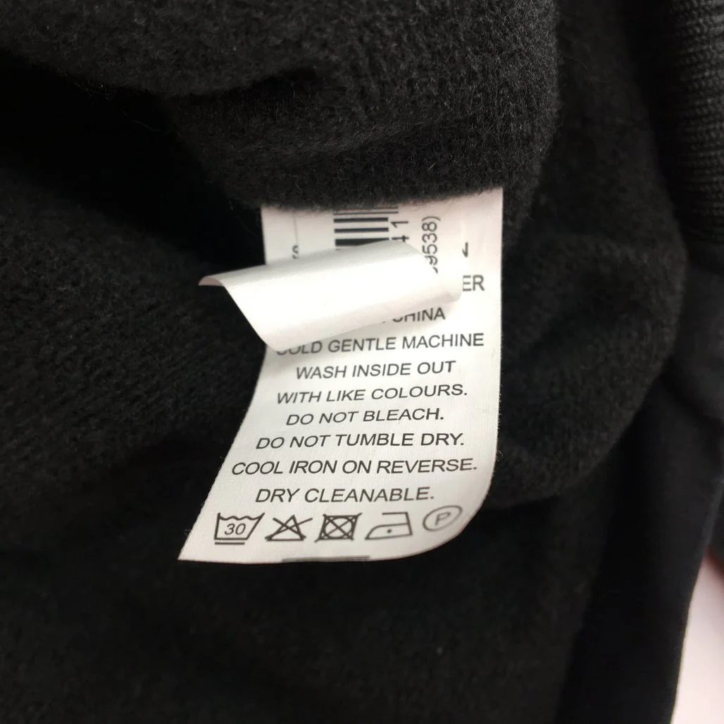 Jeanswest Basic Hooded Black Zip Thru Jacket Mens Size Large NEW - Image 5
