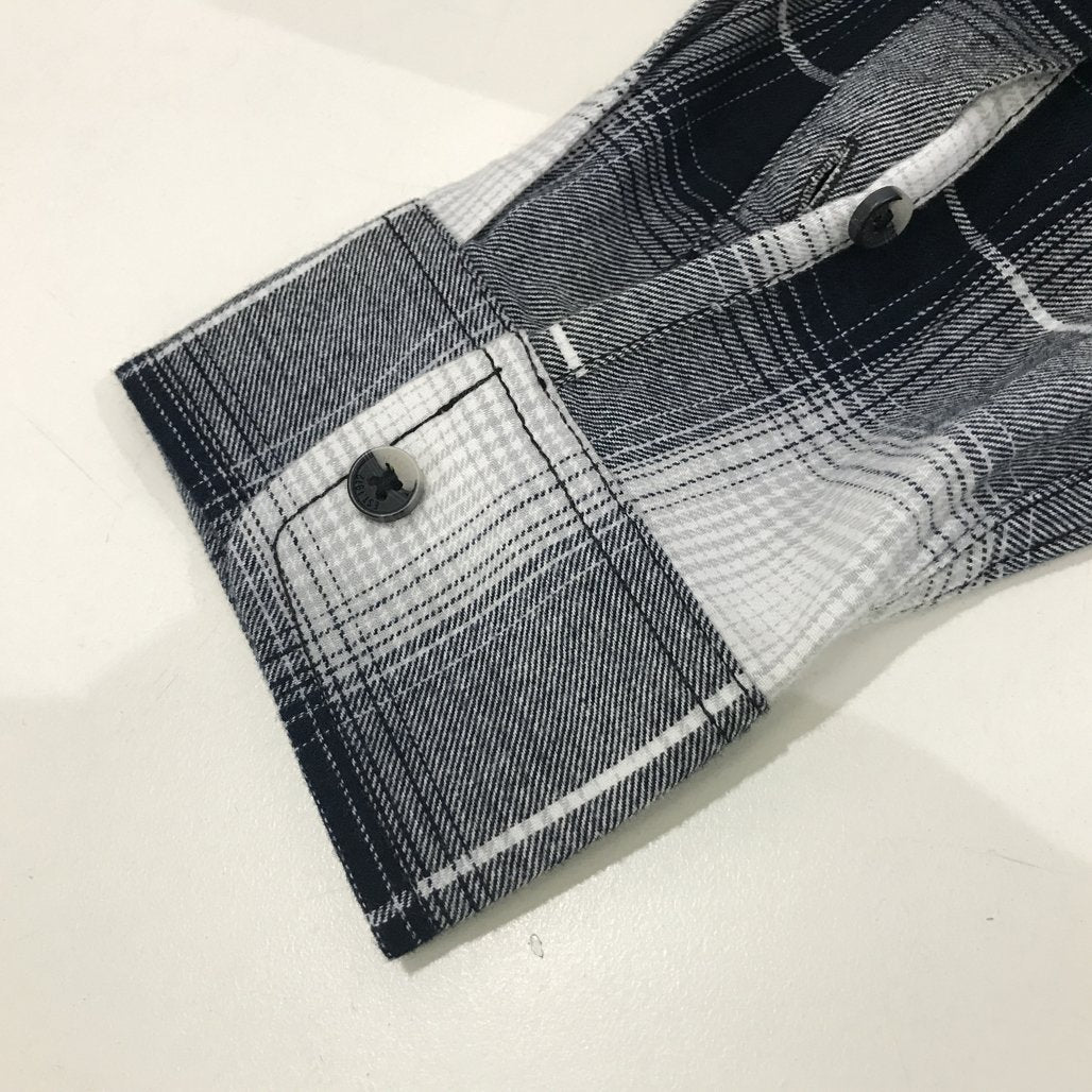 Jeanswest Black & White Check Plaid Long Sleeve Shirt Mens Size Large NEW - Image 5