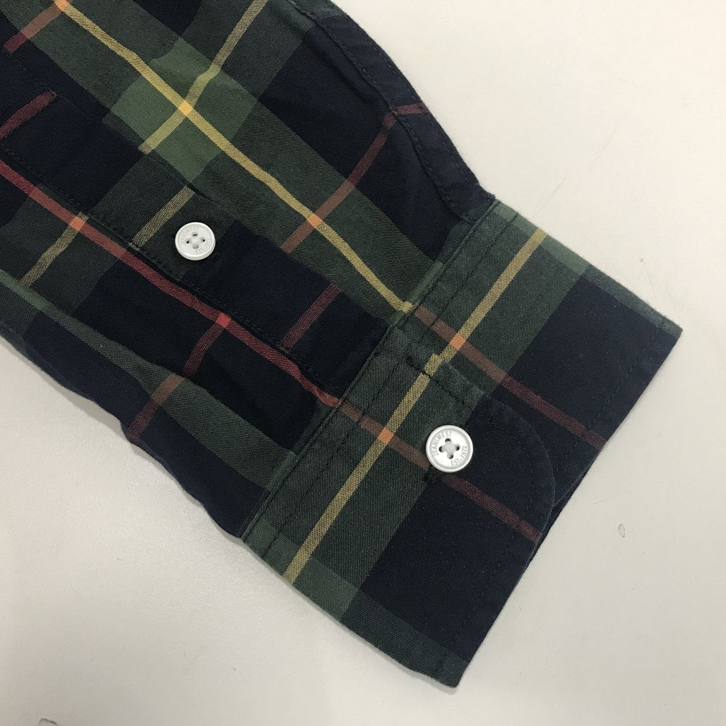 Jeanswest Blue & Green Checkered Long Sleeve Button Up Shirt Mens Size L NEW - Image 6