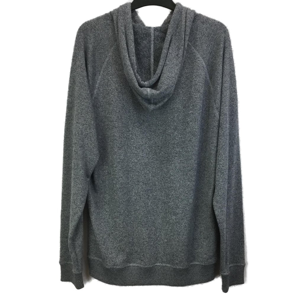 Jeanswest Grey/ Blue Soft Knit Hoodie Unisex Size Large NEW - Image 2