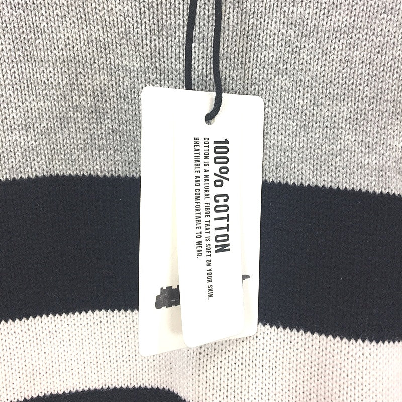 Jeanswest Mens Light Grey Knit with Stripes Long Sleeve Jumper Size L NEW - Image 4