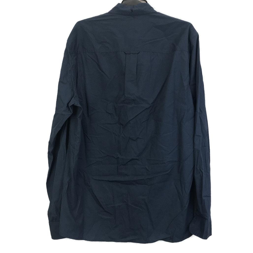 Jeanswest Navy Blue Patterned Button Up Shirt Long Sleeve Mens Size L NEW - Image 2