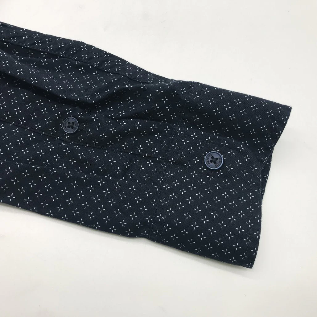 Jeanswest Navy Blue Patterned Long Sleeve Button Up Shirt Mens Size Large NEW - Image 5