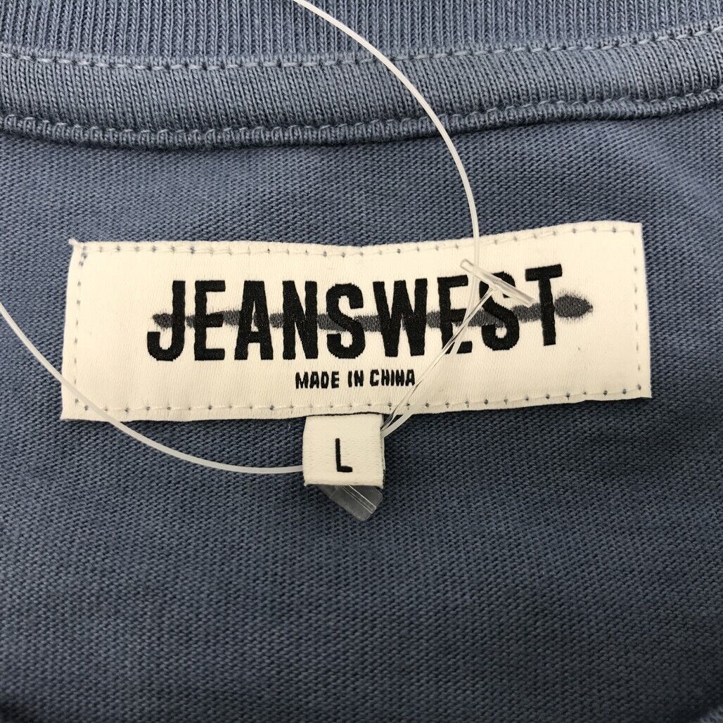 JEANSWEST S/Sleeve Brooklyn Graphic Print Blue Cotton Tee Mens Size Large NEW - Image 5