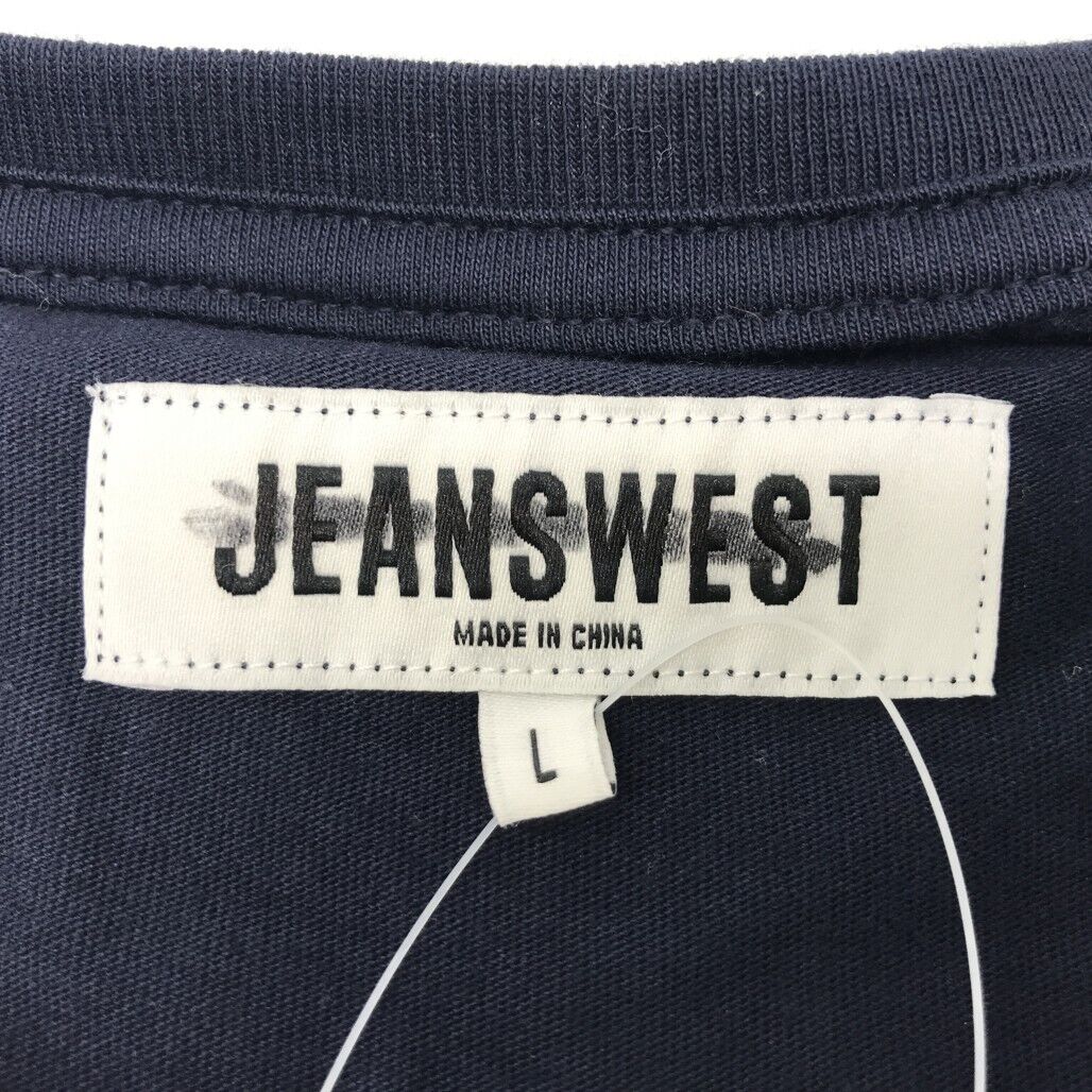 JEANSWEST S/Sleeve Felix Graphic Print Blue Cotton T-Shirt Mens Size Large NEW - Image 6