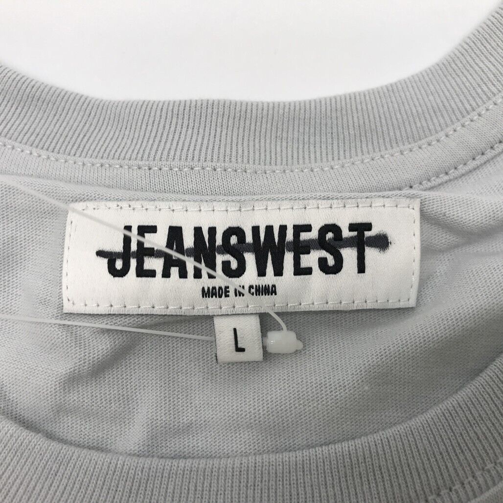JEANSWEST S/Sleeve Rohan Graphic Print Grey Cotton T-shirt Mens Size Large NEW - Image 5
