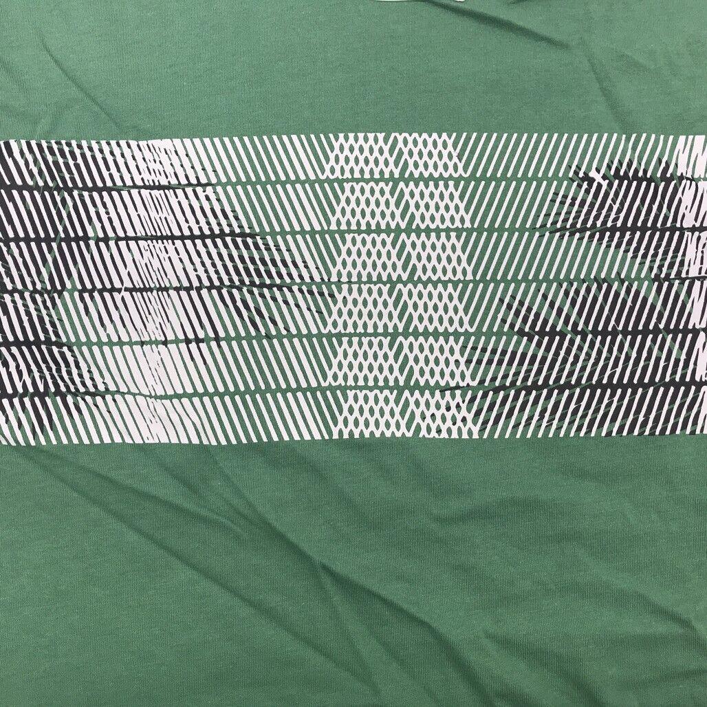 JEANSWEST S/Sleeve Seb Graphic Print Green Cotton T-Shirt Mens Size Large NEW - Image 3