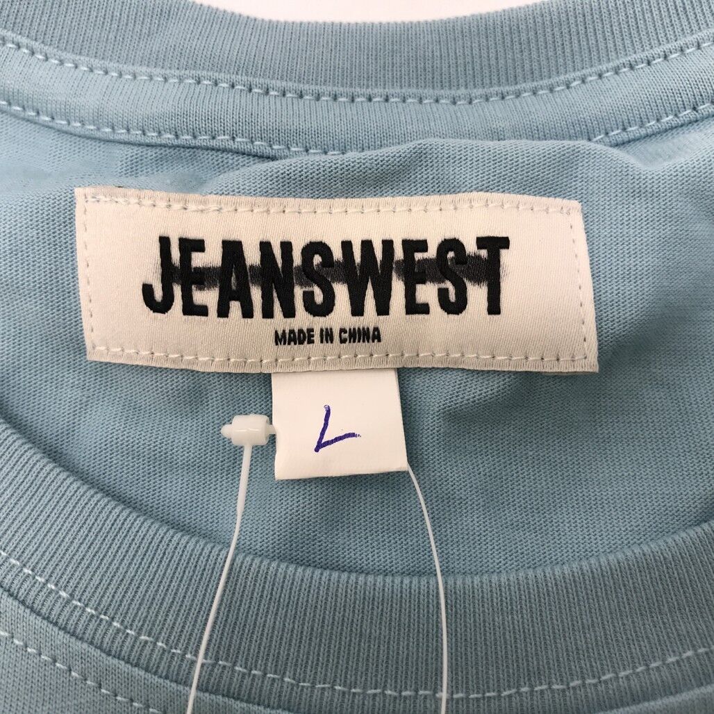 Jeanswest S/Sleeve Sunset Graphic Print Blue Cotton T-shirt Mens Size Large NEW - Image 5