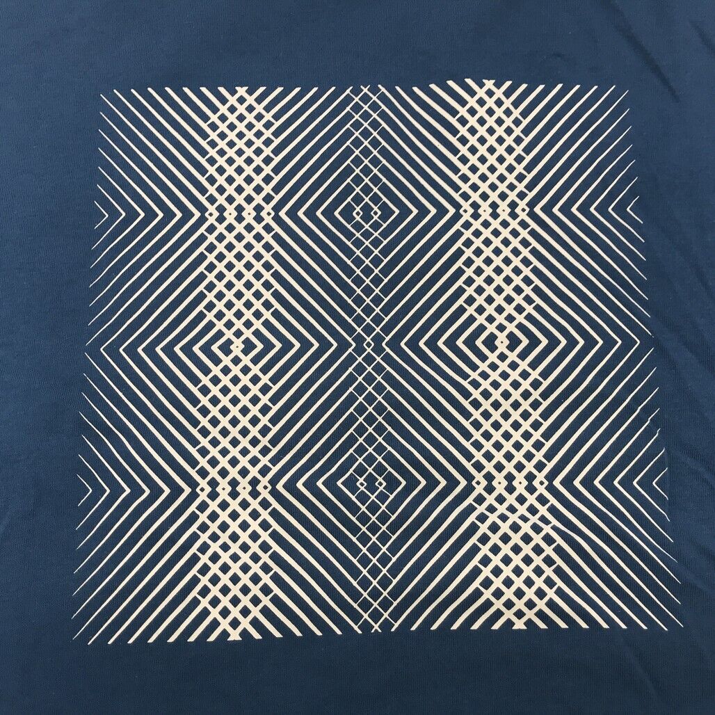 JEANSWEST S/Sleeve Tucker Graphic Print Blue Cotton T-Shirt Mens Size Large NEW - Image 3