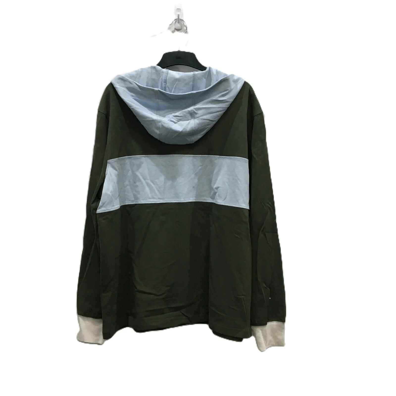 Jeanswest Two-Coloured Green Comfortable Hooded Everyday Jumper Size L New - Image 3