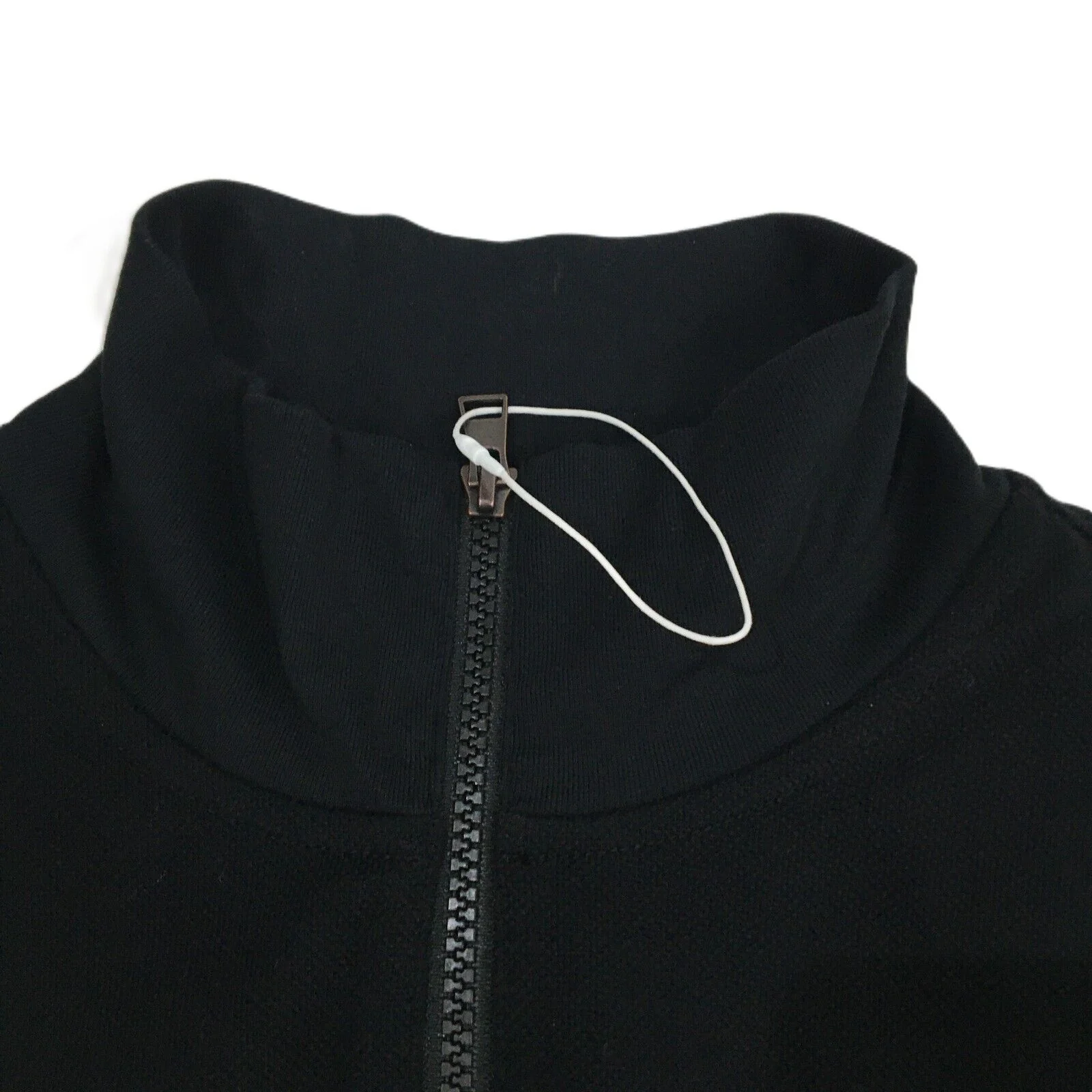 Jeanwest Black Waffle Long Sleeve Zip Casual Everyday Stylish Jumper NEW - Image 5