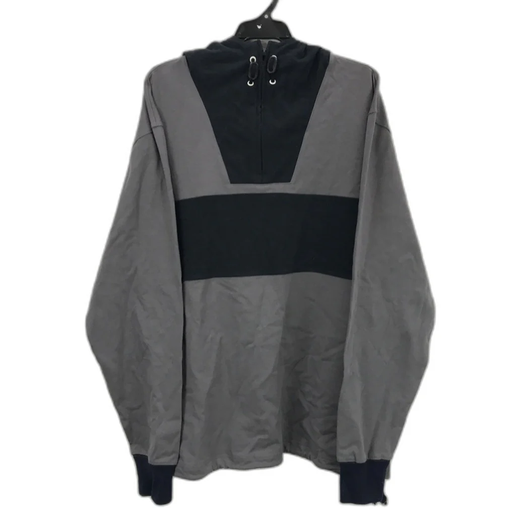 Jeanwest Mens Hooded Zipper Grey&Black Jumper Size L NEW