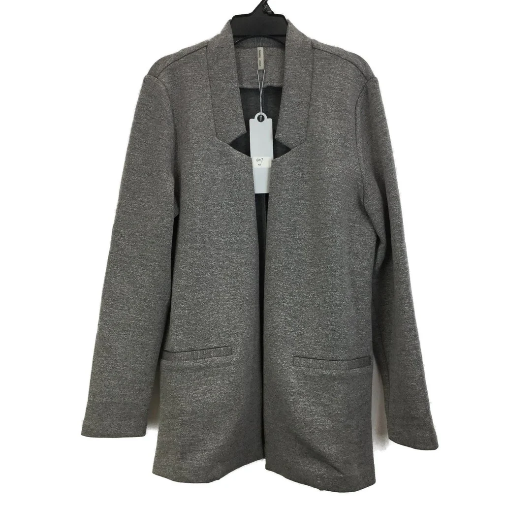 Jimmy Jean Grey Soft Heavy Collared Jacket Ladies Size 10 NEW